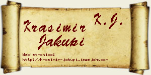 Krasimir Jakupi vizit kartica
